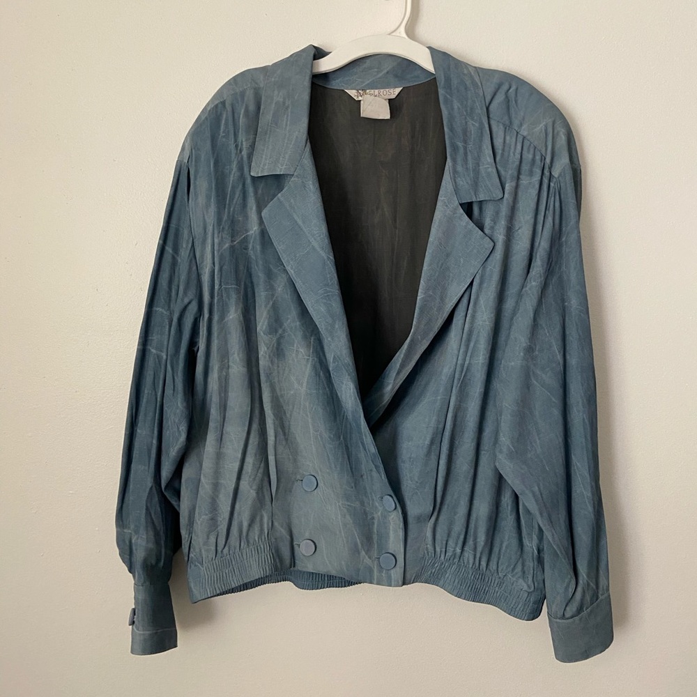 Vintage blue blazer with buttons